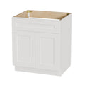 Shaker Base Cabinet With Soft-Close Drawer & Double Doors, Adjustable Shelf
