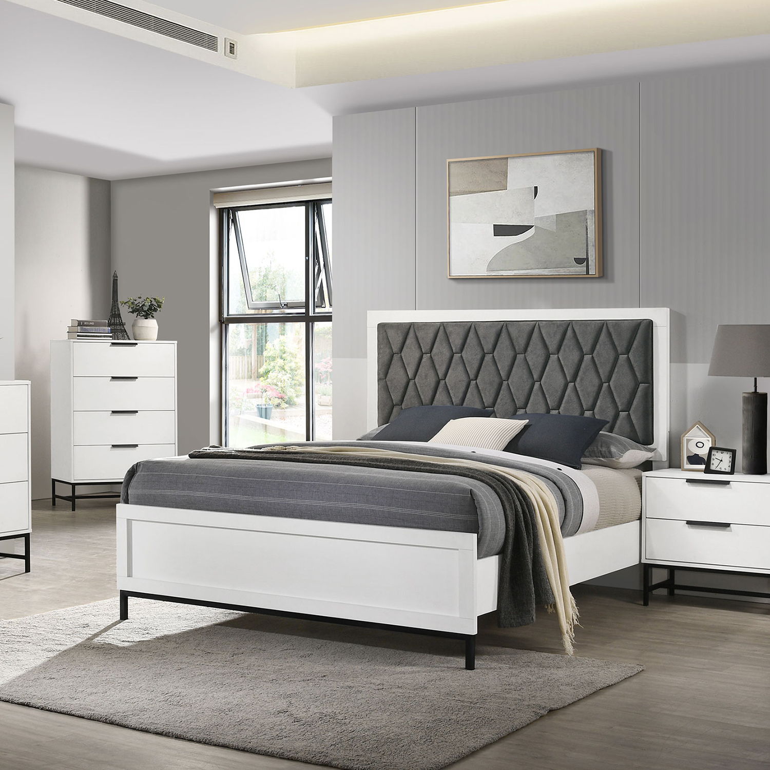 Taraval - 6 Drawer Bedroom Dresser - White