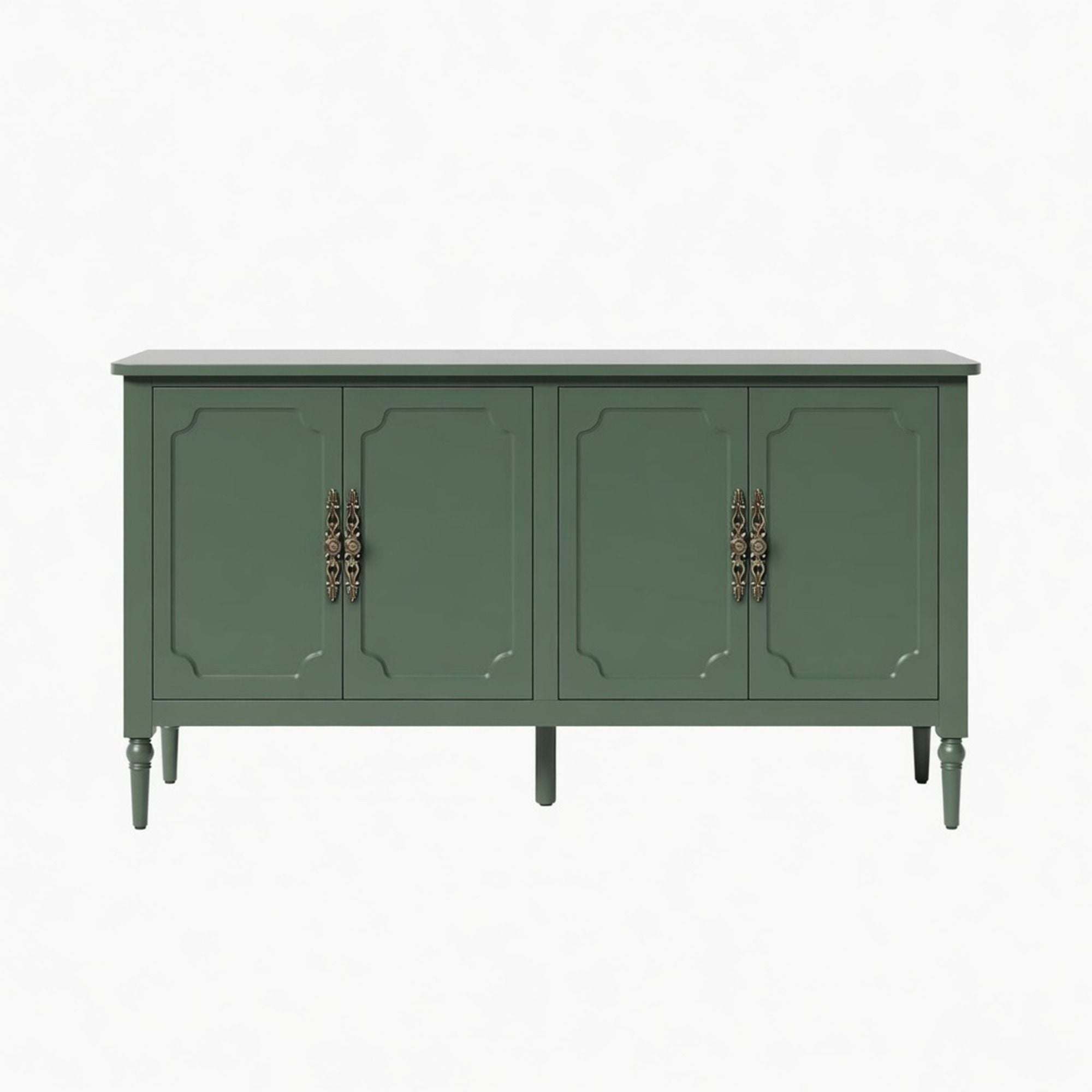 Vintage Buffet Cabinet With Adjustable Shelves
