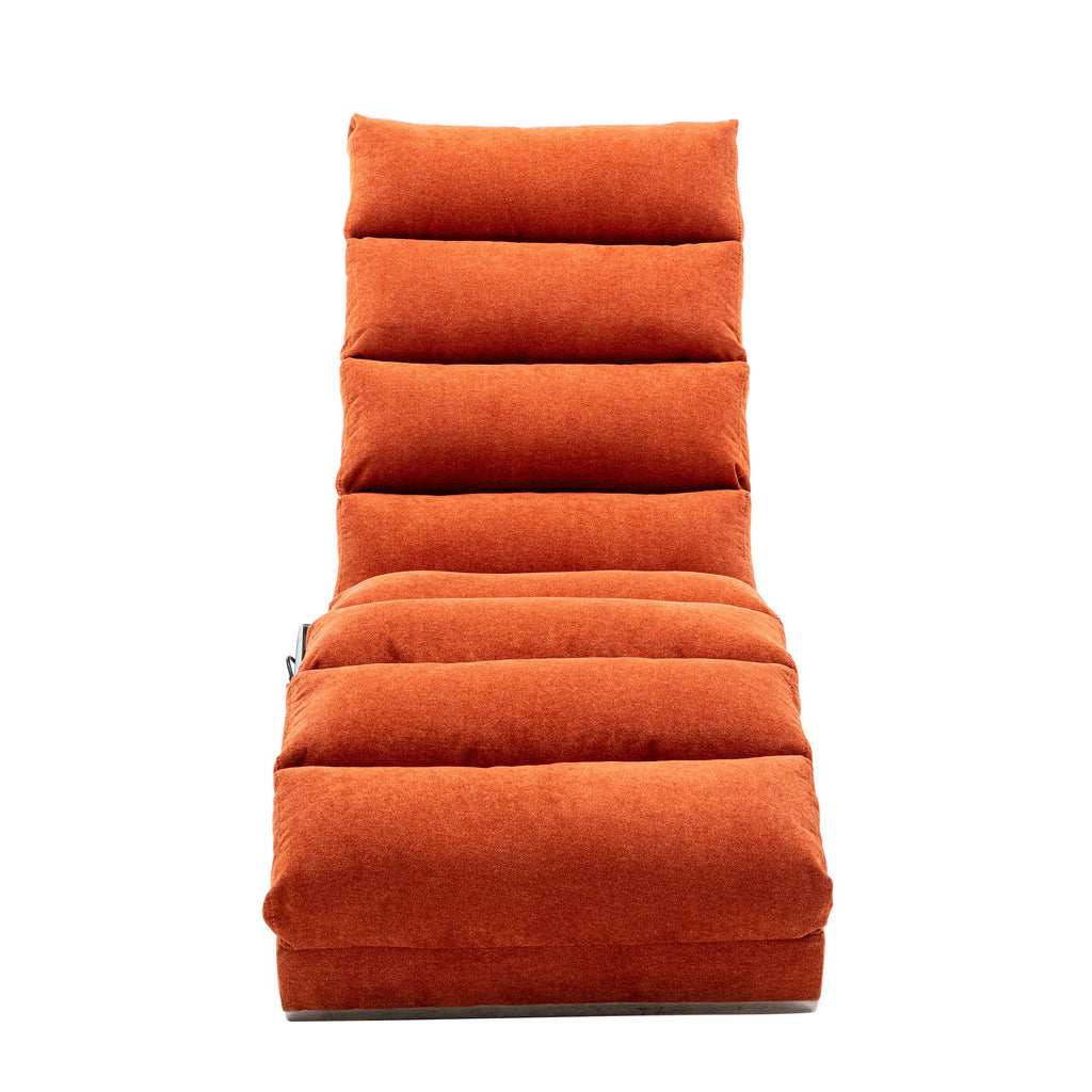 Massage Chaise Lounge Indoor With Remote Control, Ergonomic Electric Massage Lounger