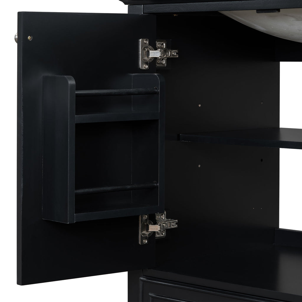 Modern Bathroom Vanity Base Only With Doors And Drawer