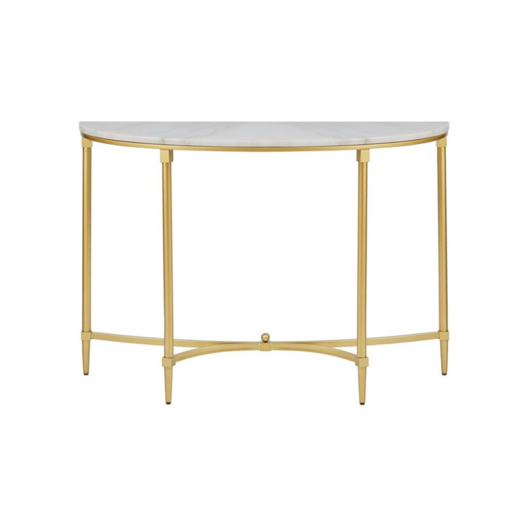 Bordeaux - Console Table - White / Gold