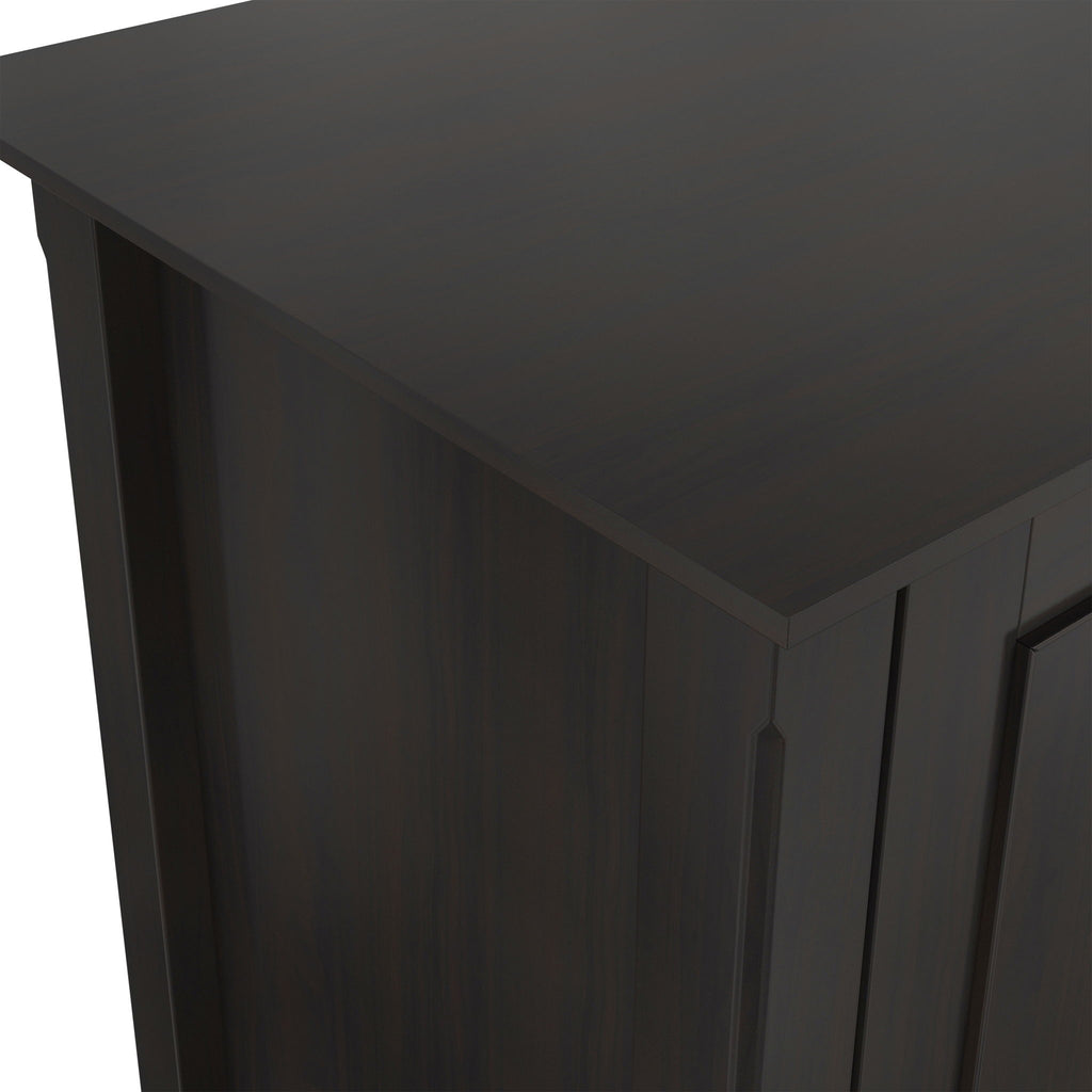 Amherst - 2 Door Storage Cabinet & Adjustable Shelving - Brown