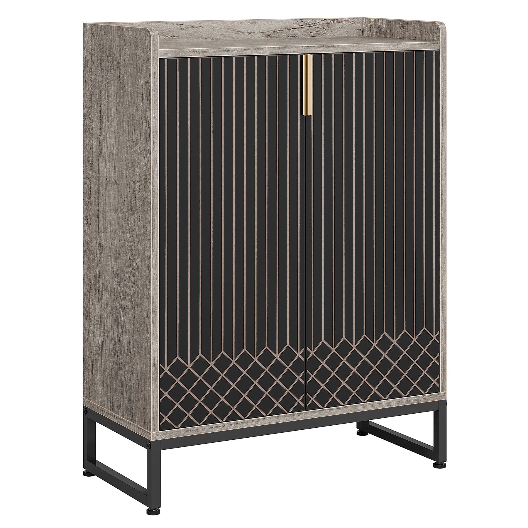 5 Tiers Shoe Storage Organizer With Doors