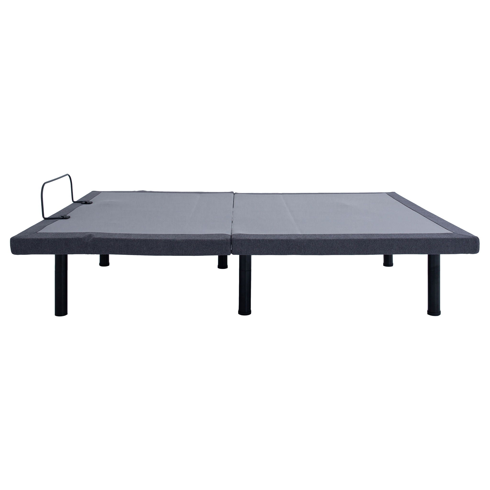 California King Adjustable Bed Base With Ergonomic Support And Wireless Remote Control - Black