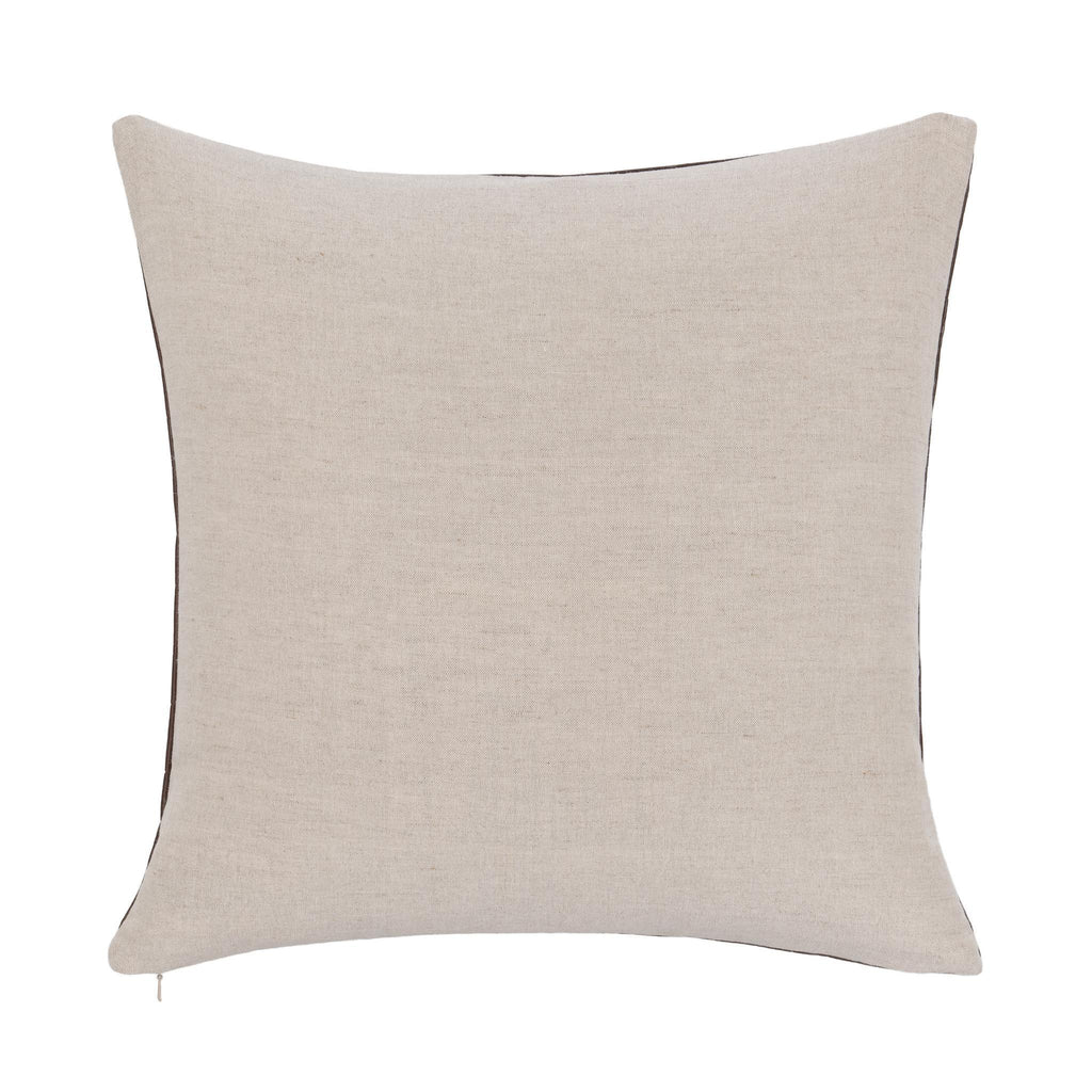 Leather Seston - 20" x 20" Pillow - Brown