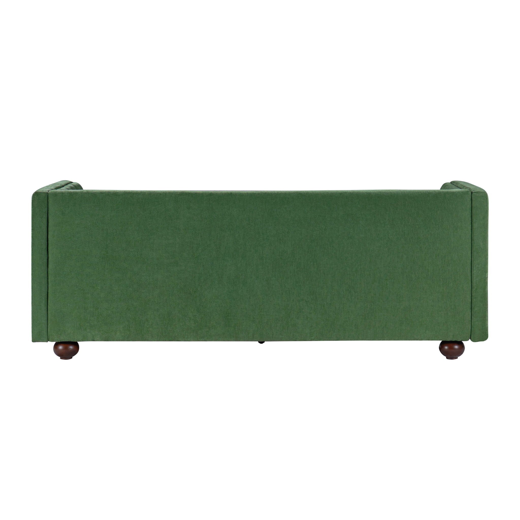 3 Seater Sofa Upholstery With Square Arms, Living Room Couch