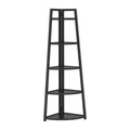 Tall 5 Tier Corner Bookshelf For Living Room