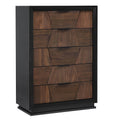 Houston - 5 Drawer Chest - Walnut