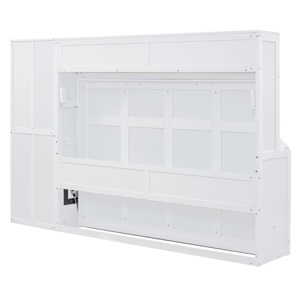Space Saving Murphy Wall Bed With Closet And Drawers