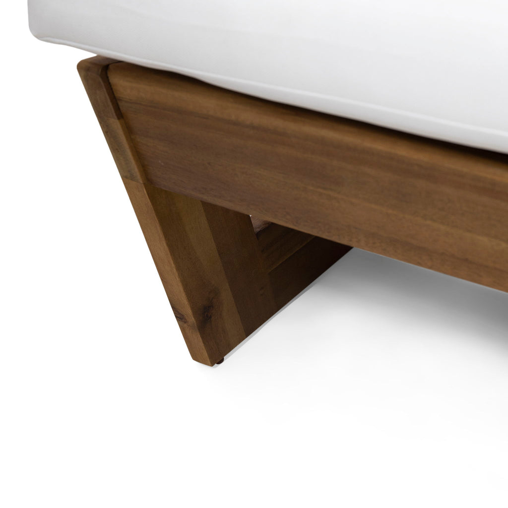 Outdoor Loveseat With Cushions - Teak