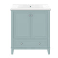 Modern Bathroom Vanity With Sink Combo, Doors And Drawer