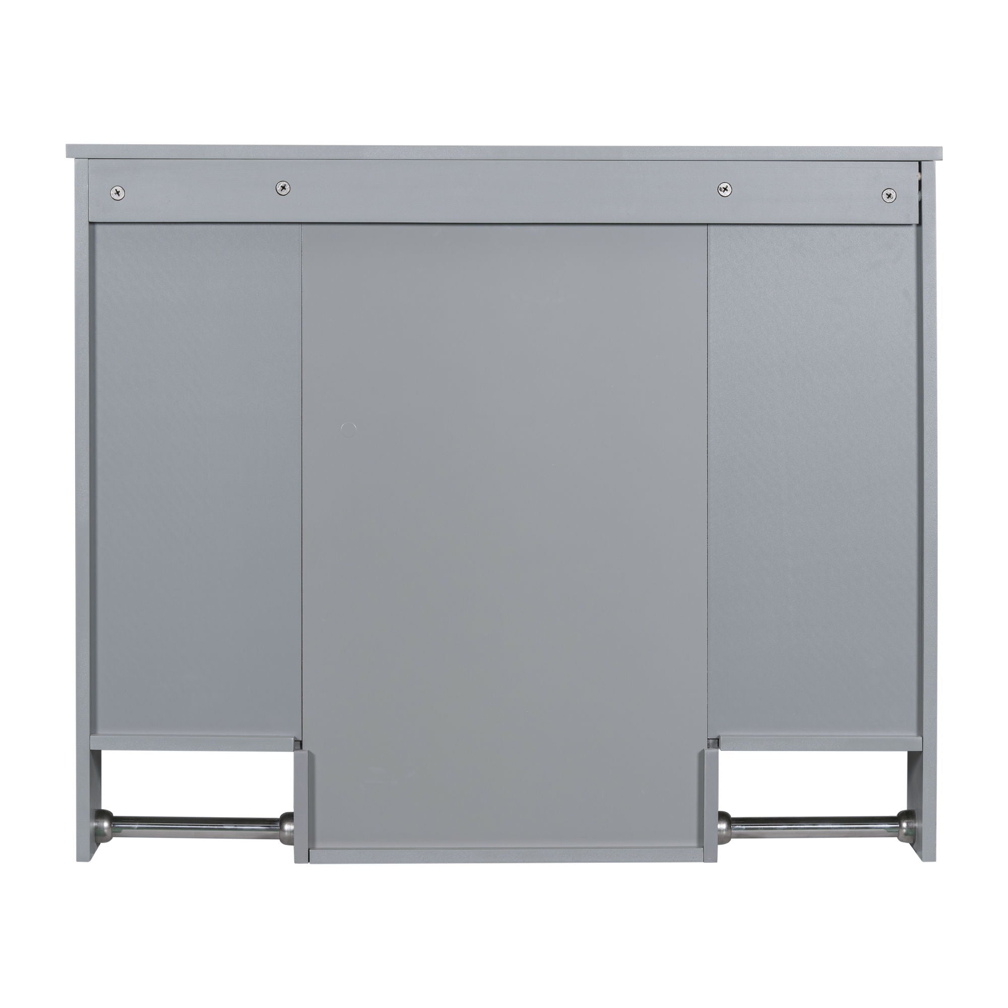 Wall Mounted Bathroom Storage Cabinet With Mirror, Medicine Cabinet With Towel Bar