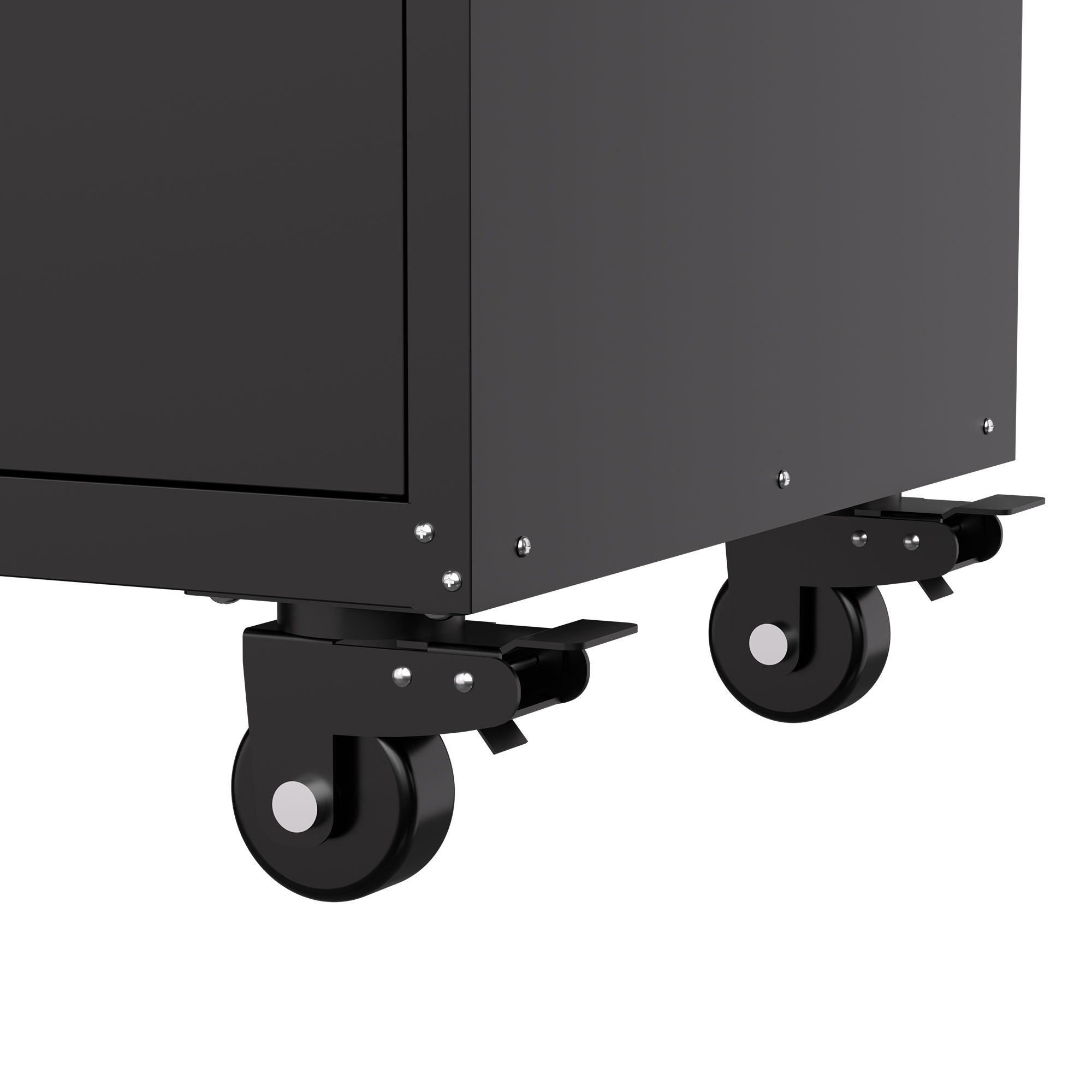 Rolling Tool Cabinet Heavy Duty Garage Storage With Lockable Doors & Drawers