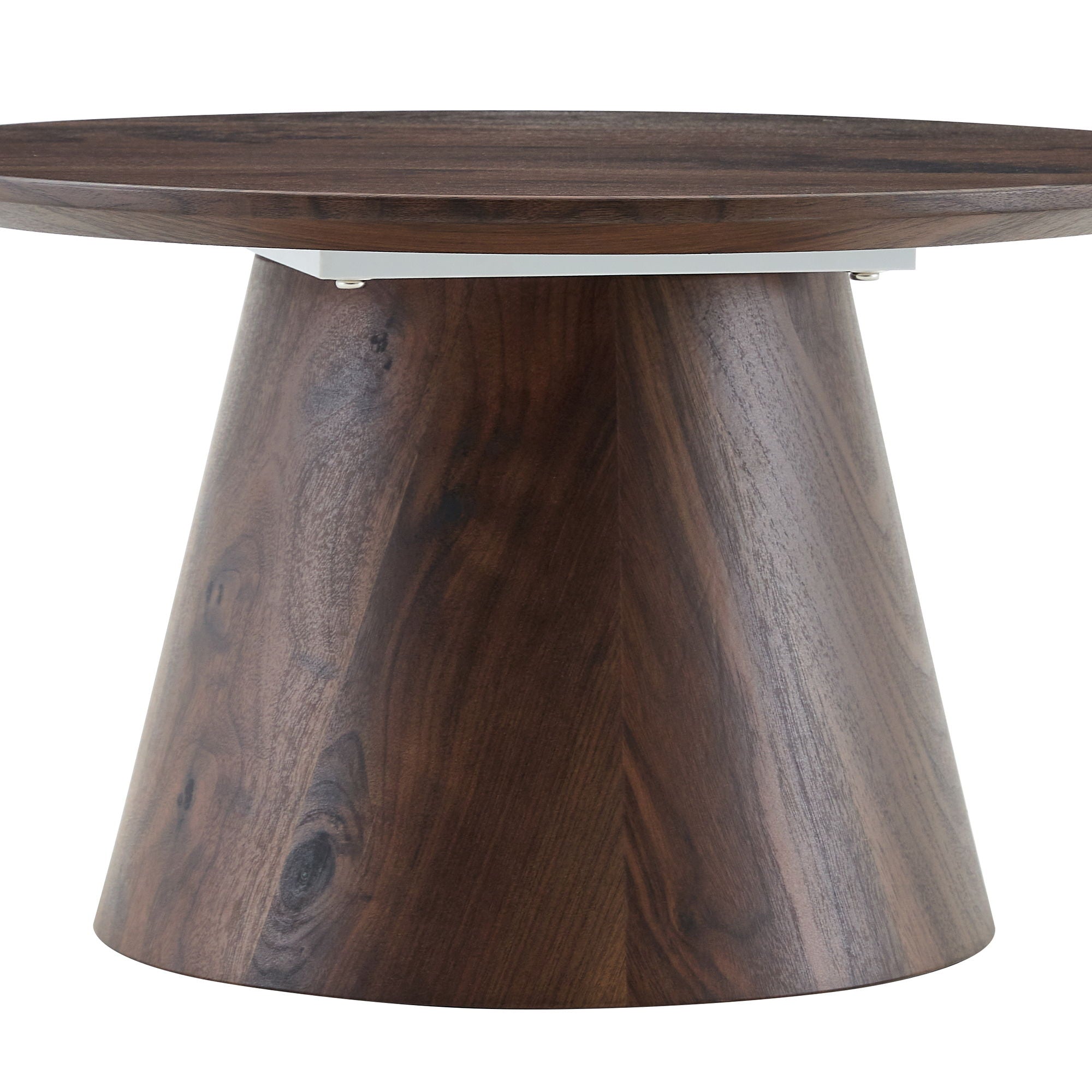 Circular Coffee Table With Adjustable Feet