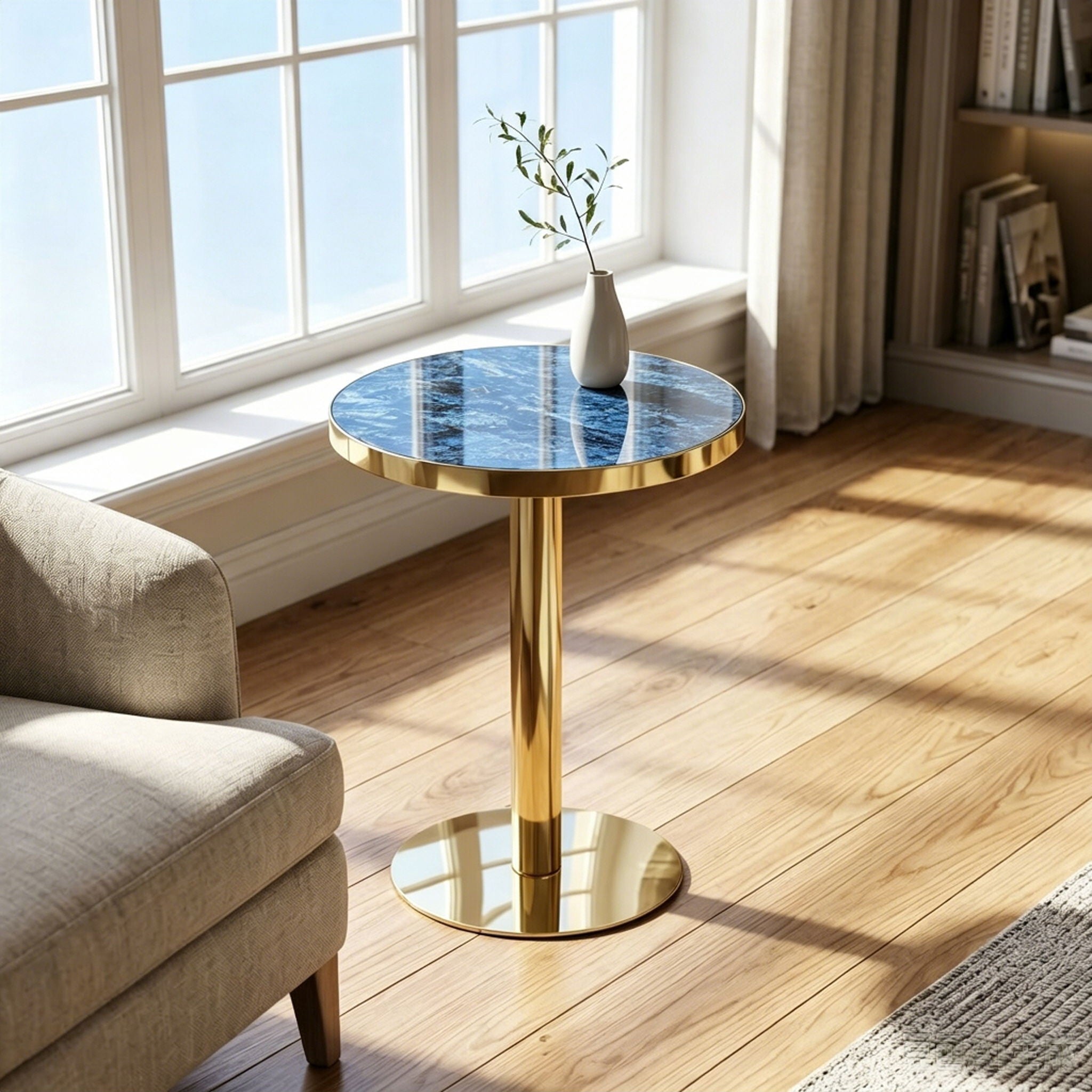 Modern Round Bistro Table