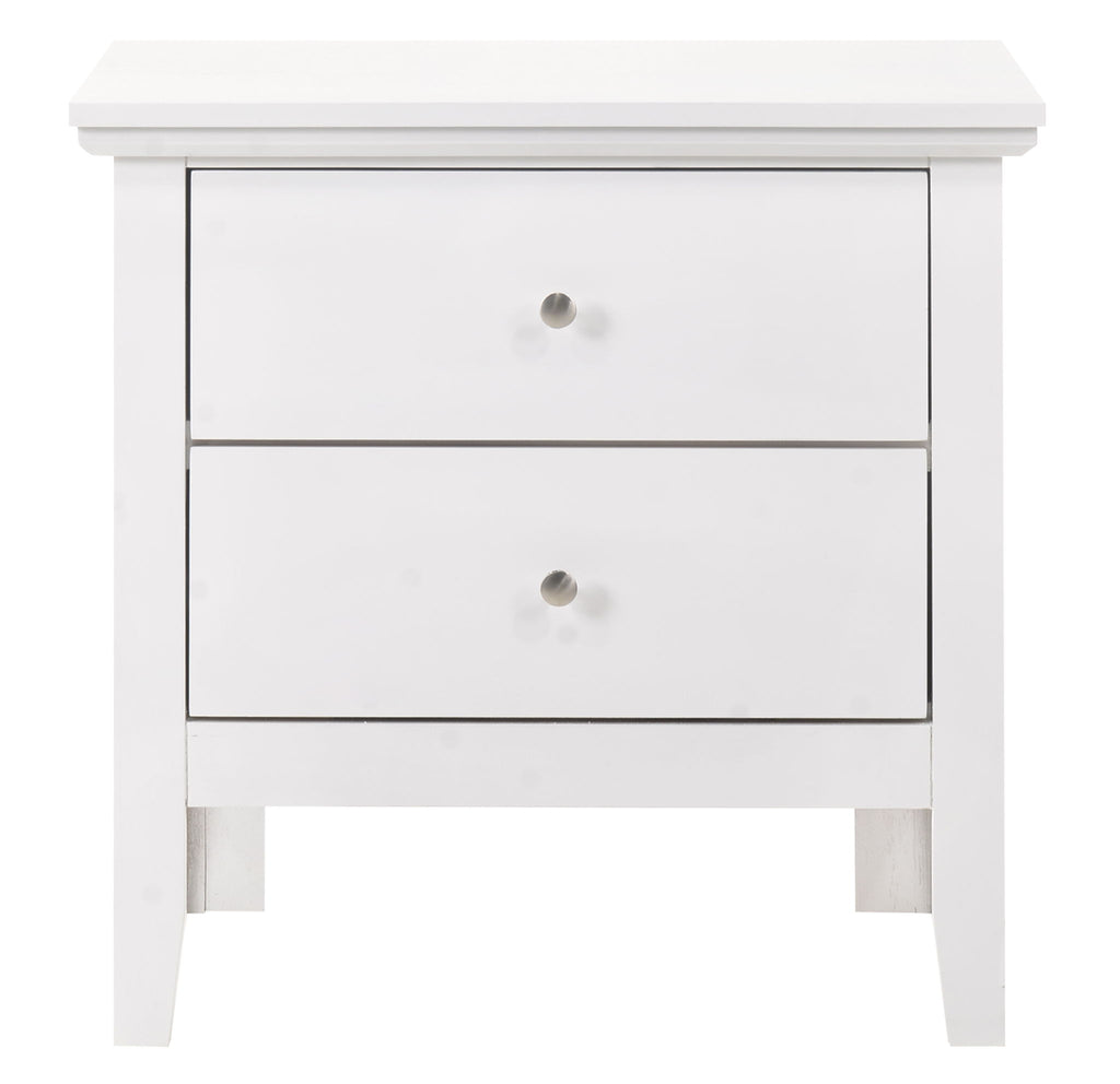 English Dovetailed Drawers Nightstand