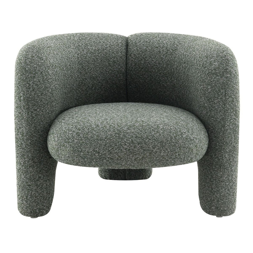 Pemba - Accent Chair - Green Tweed